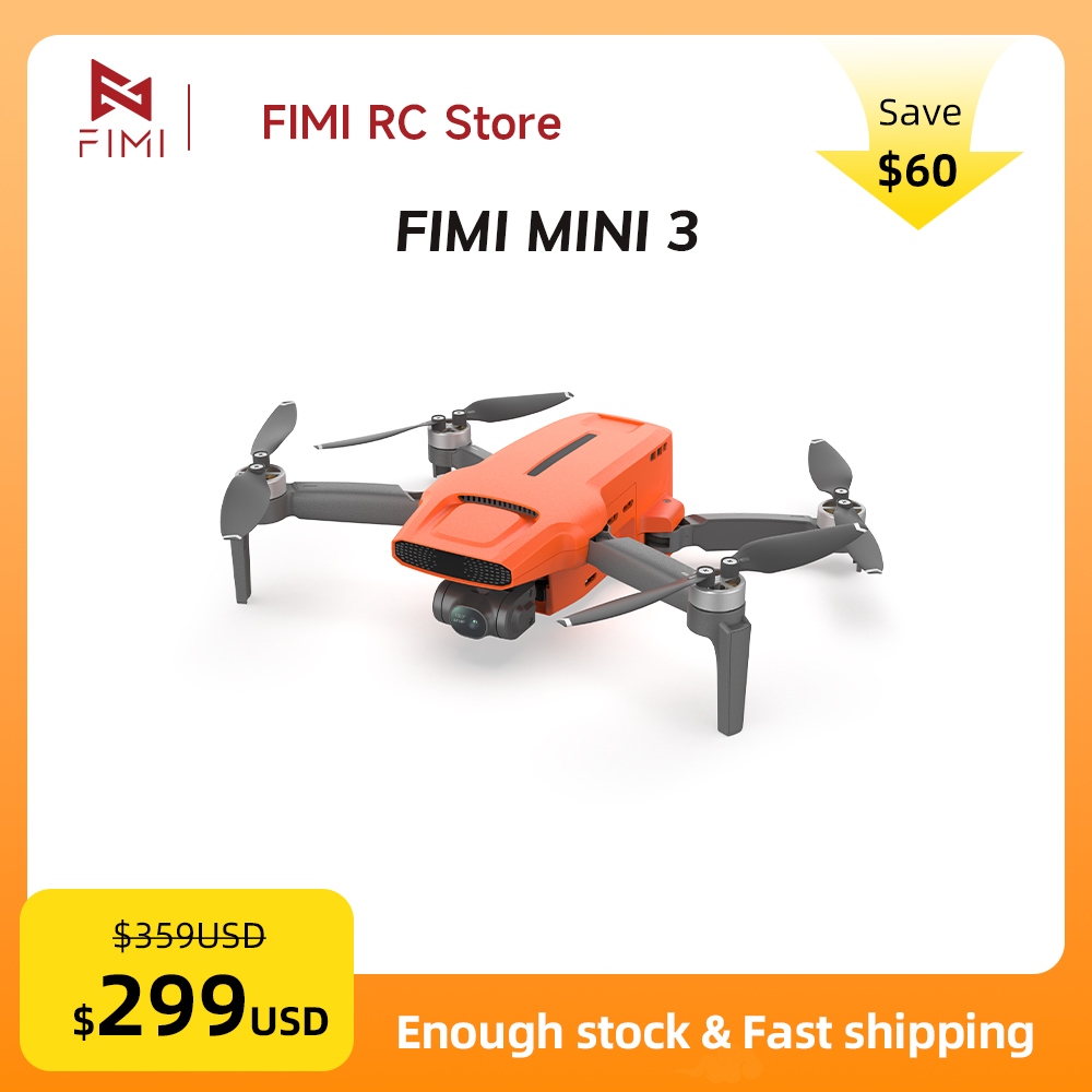 Drone Gimbal Brushless - Dron con Cámara FIMI MINI 3,