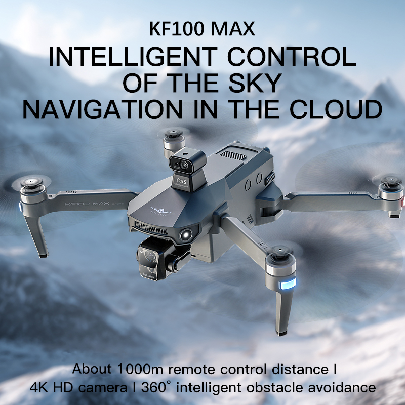 KF100 MAX GPS Drone 4K Cámara  - Drone Gimbal Brushless reseña y precio