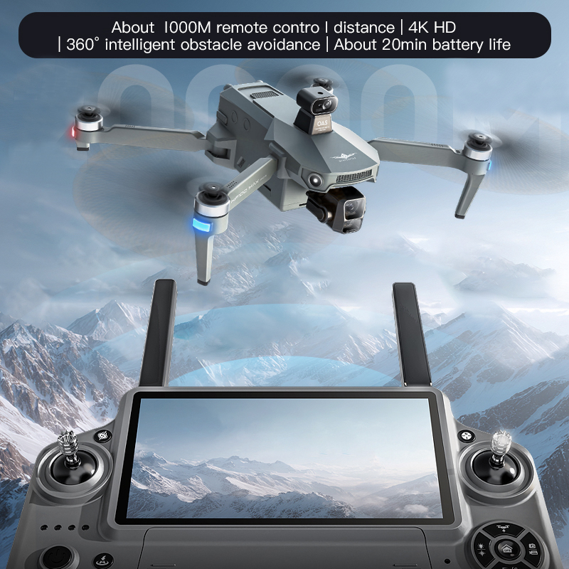 KF100 MAX GPS Drone 4K Cámara  - Drone Gimbal Brushless reseña y precio